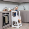 TORRE DE APRENDIZAJE PARA NIÑOS PEQUEÑOS WHITE