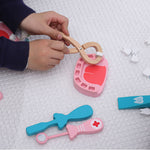 SET DE DENTISTA DE MADERA PARA NIÑOS MONTESSORI - Thumbnail 3
