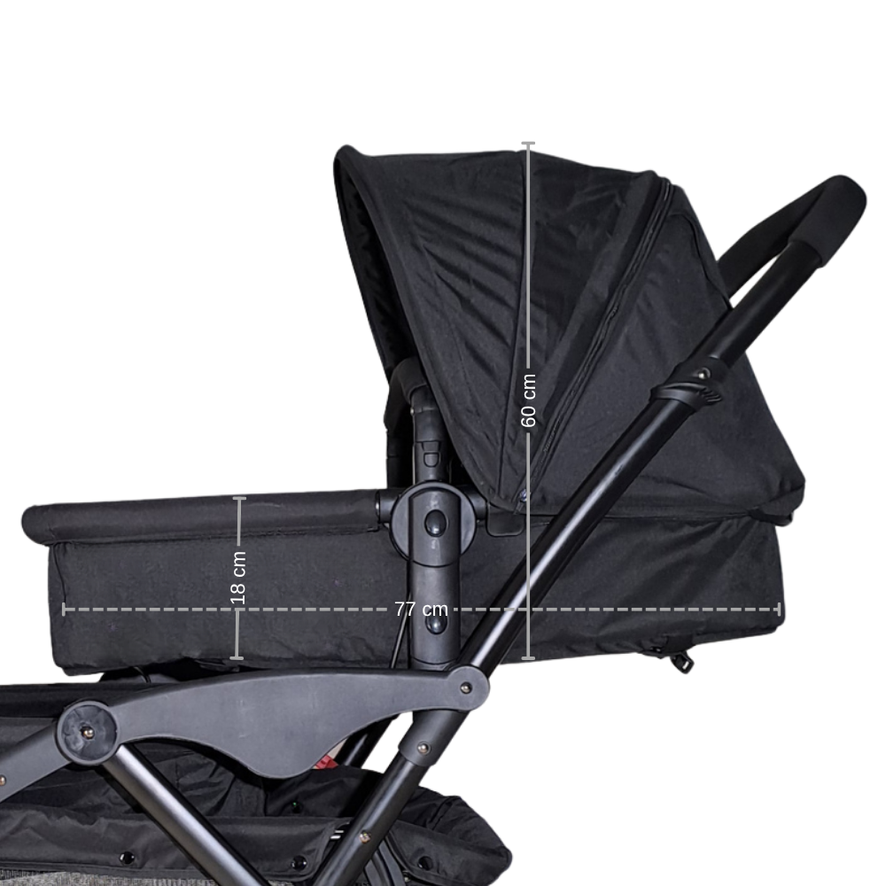 COCHE DOBLE DE BEBÉ DUO LUX PREMIUM