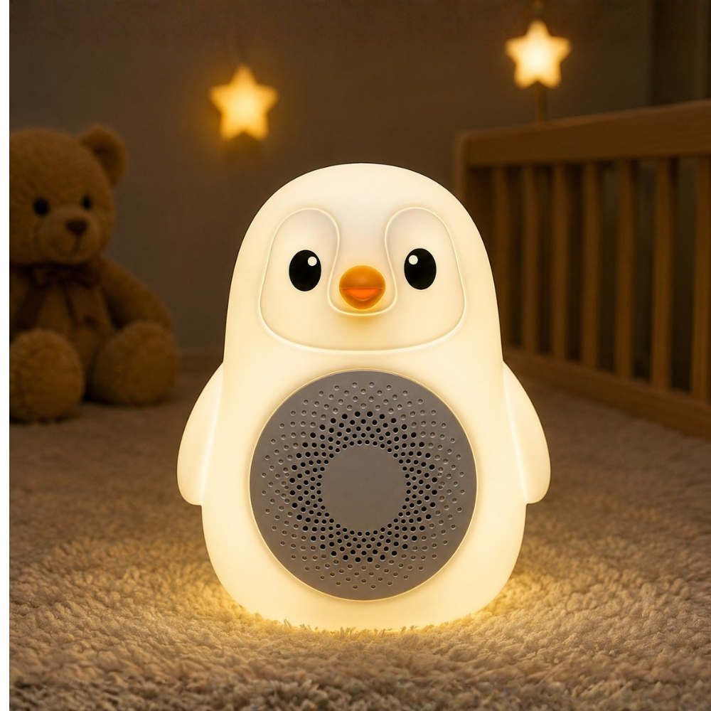 MAQUINA PORTATIL DE RUIDO BLANCO PINGÜINO