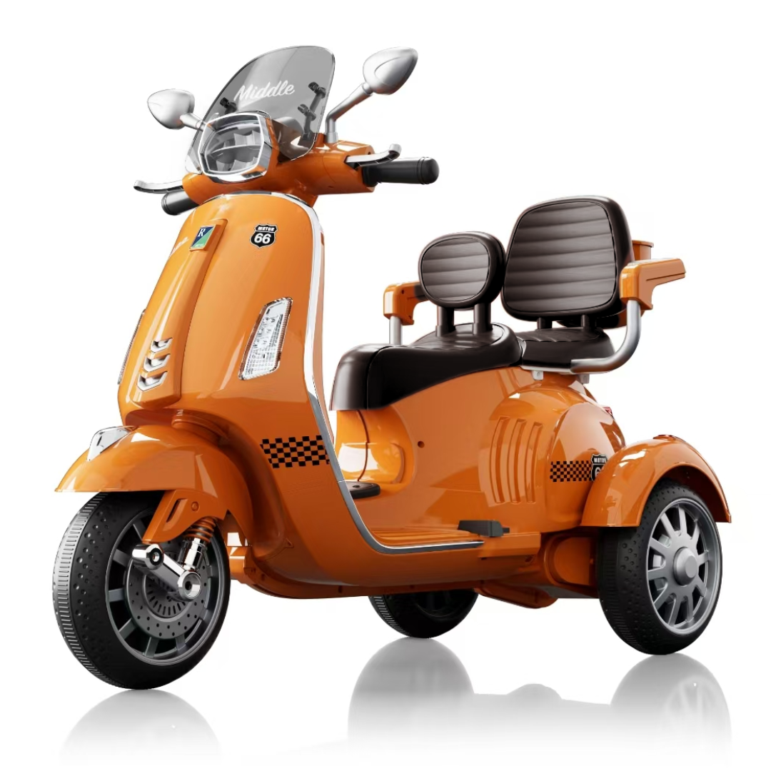 MOTO ELECTRICA BONIE CON BLUETOOTH PARA NIÑOS 02 ASIENTOS