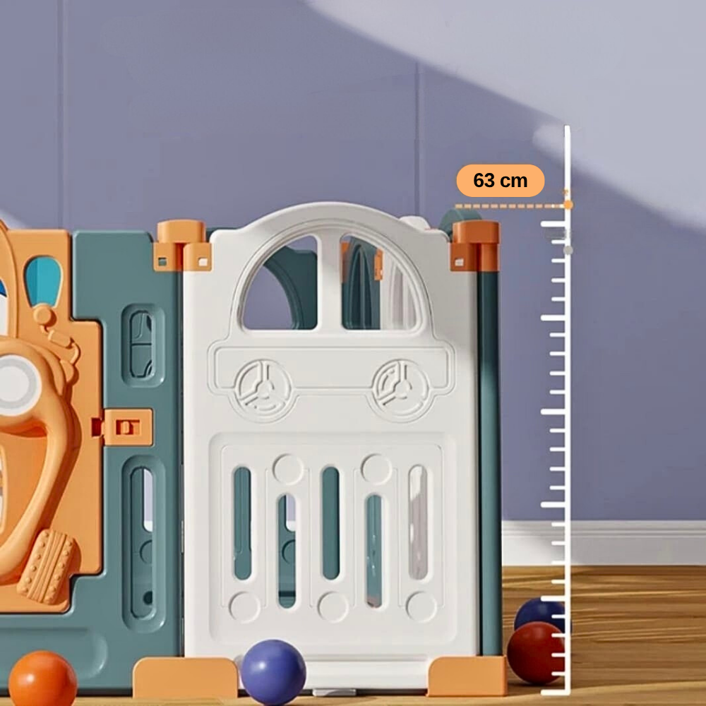 CORRAL PARA BEBES Y NIÑOS PLEGABLE CARS+ ALFOMBRA DE REGALO