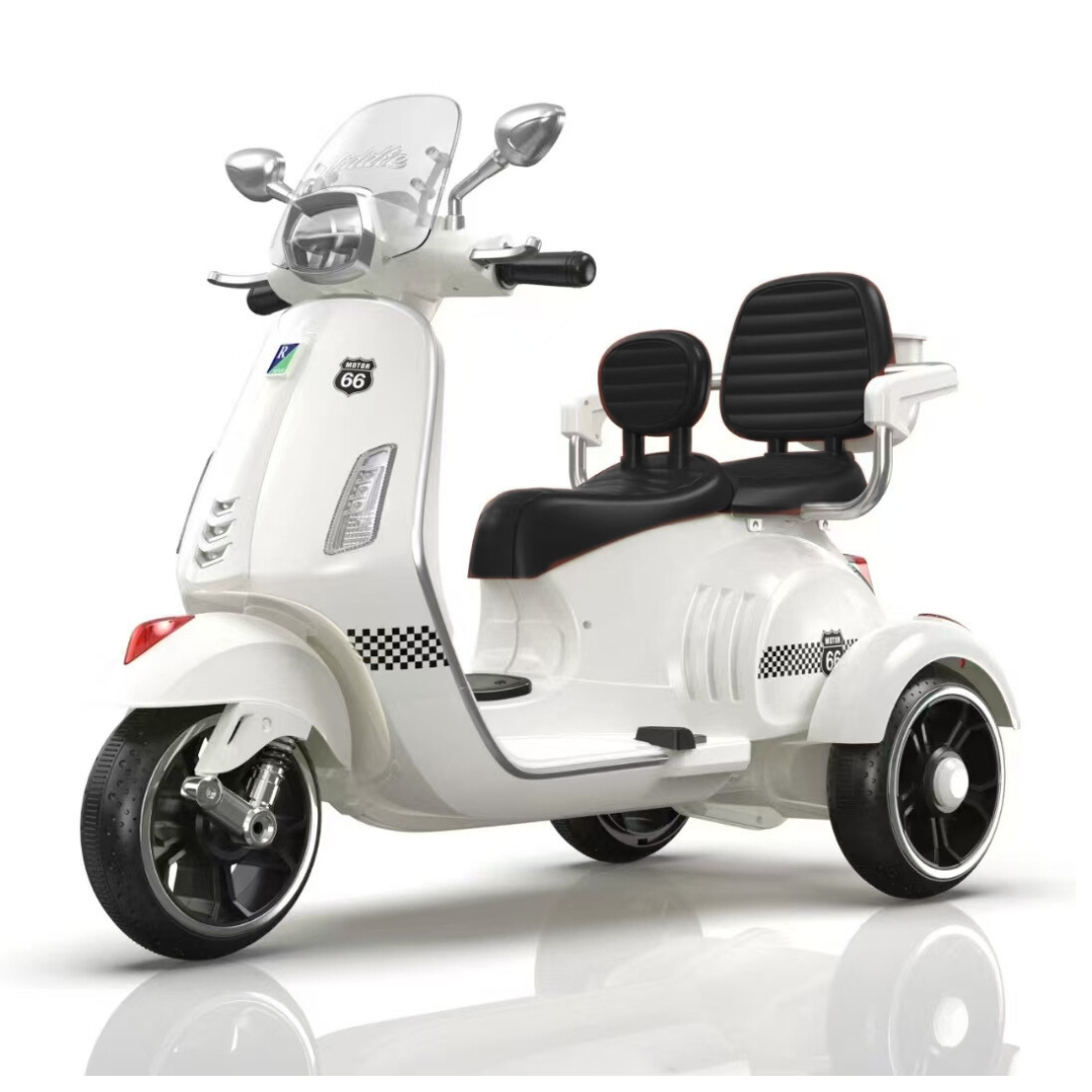 MOTO ELECTRICA BONIE CON BLUETOOTH PARA NIÑOS 02 ASIENTOS