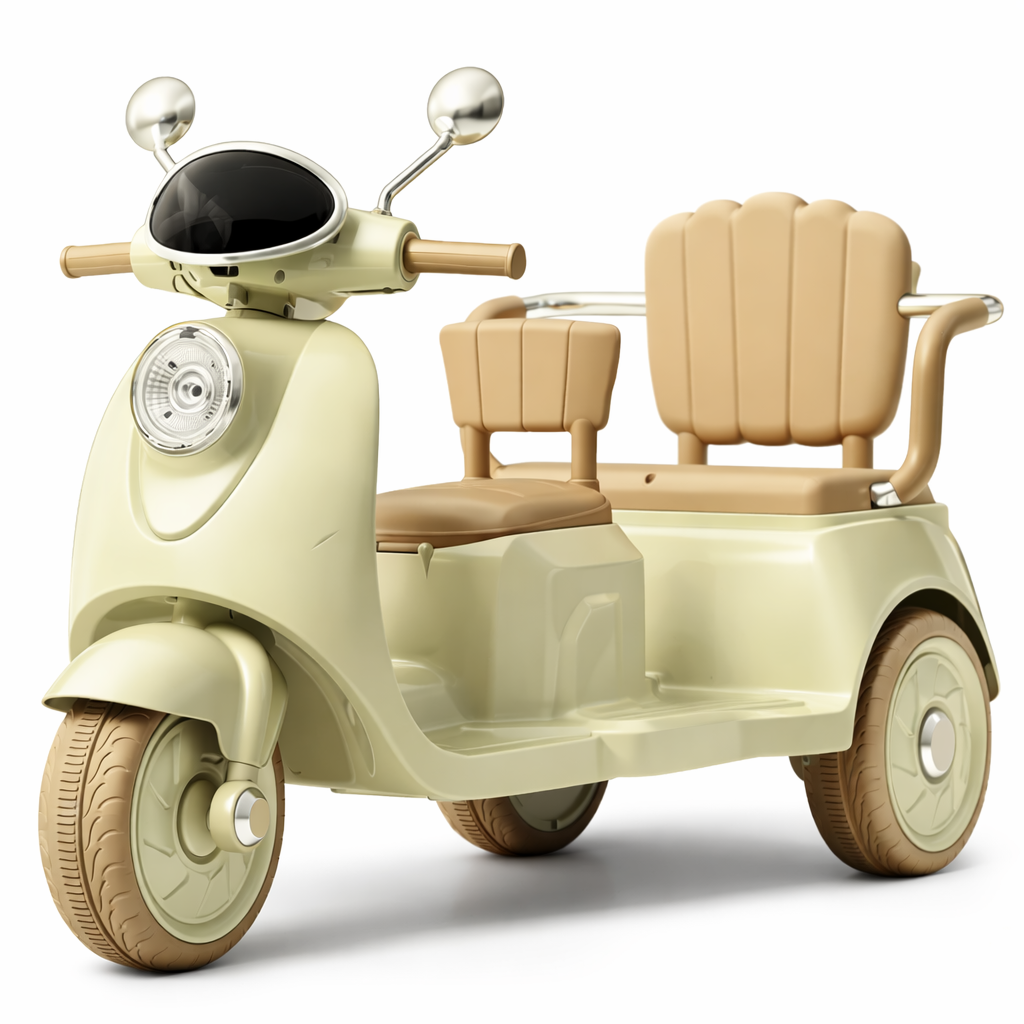 MOTO ELECTRICA PARA NIÑO TRIMOTO 02 ASIENTOS