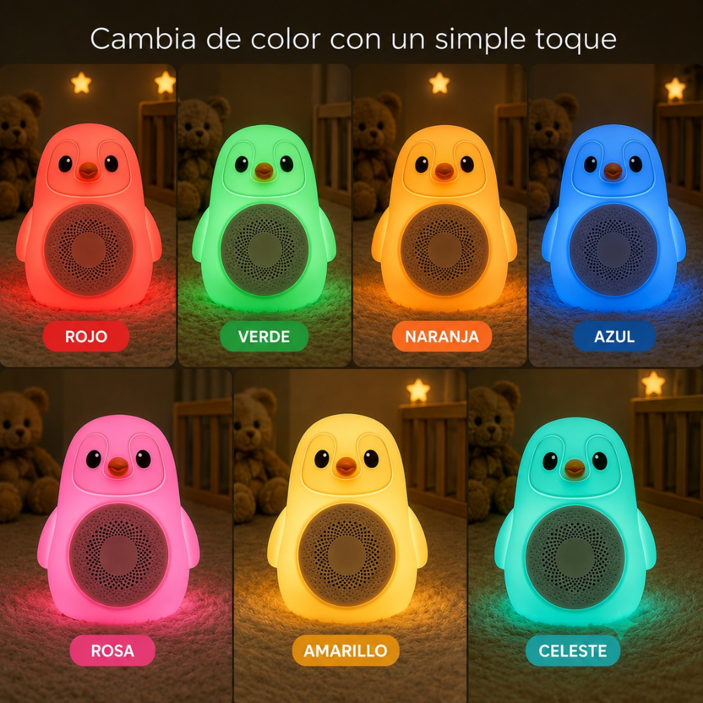 MAQUINA PORTATIL DE RUIDO BLANCO PINGÜINO