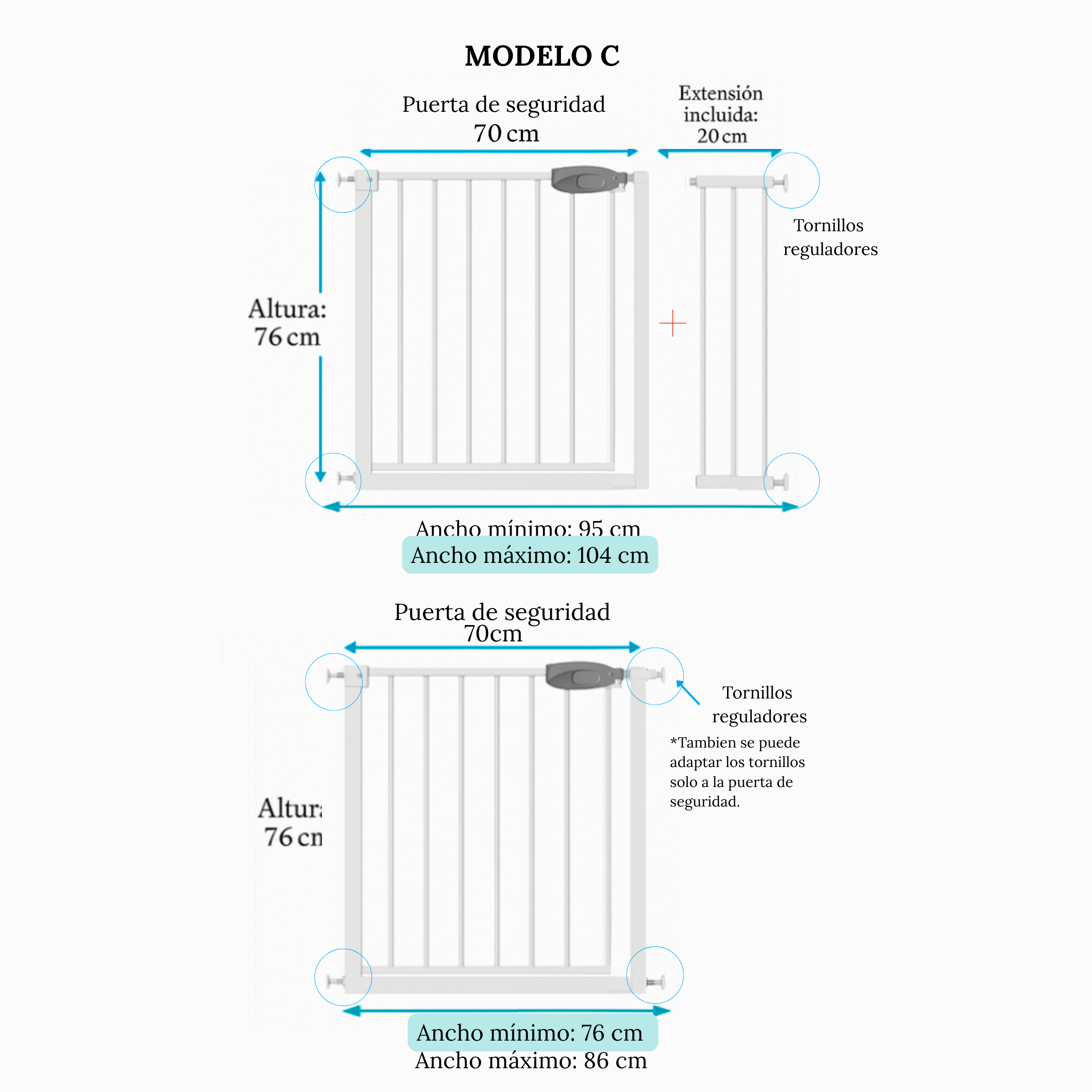 Reja de seguridad para bebe y/o mascotas