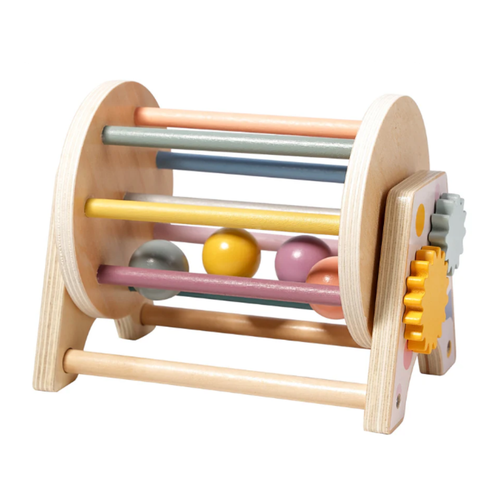 JUGUETE MONTESSORI 3 EN 1 GIRATORIO DE MADERA PARA BEBÉS