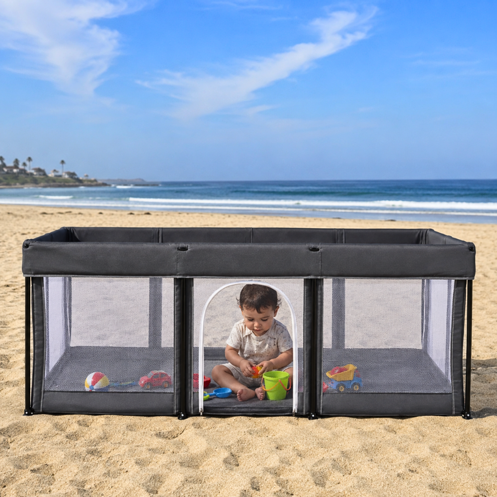CORRAL PLEGABLE  PORTATIL MODELO TEDDY - Gallery 2