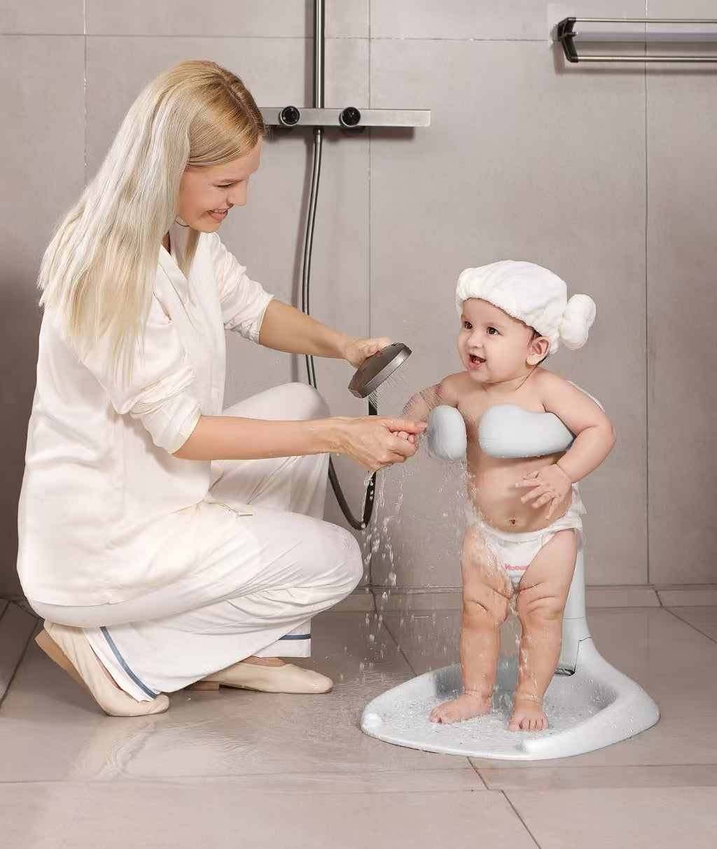BAÑERA TIPO SOPORTE PARA BAÑO DE BEBÉ PREMIUM PLEGABLE