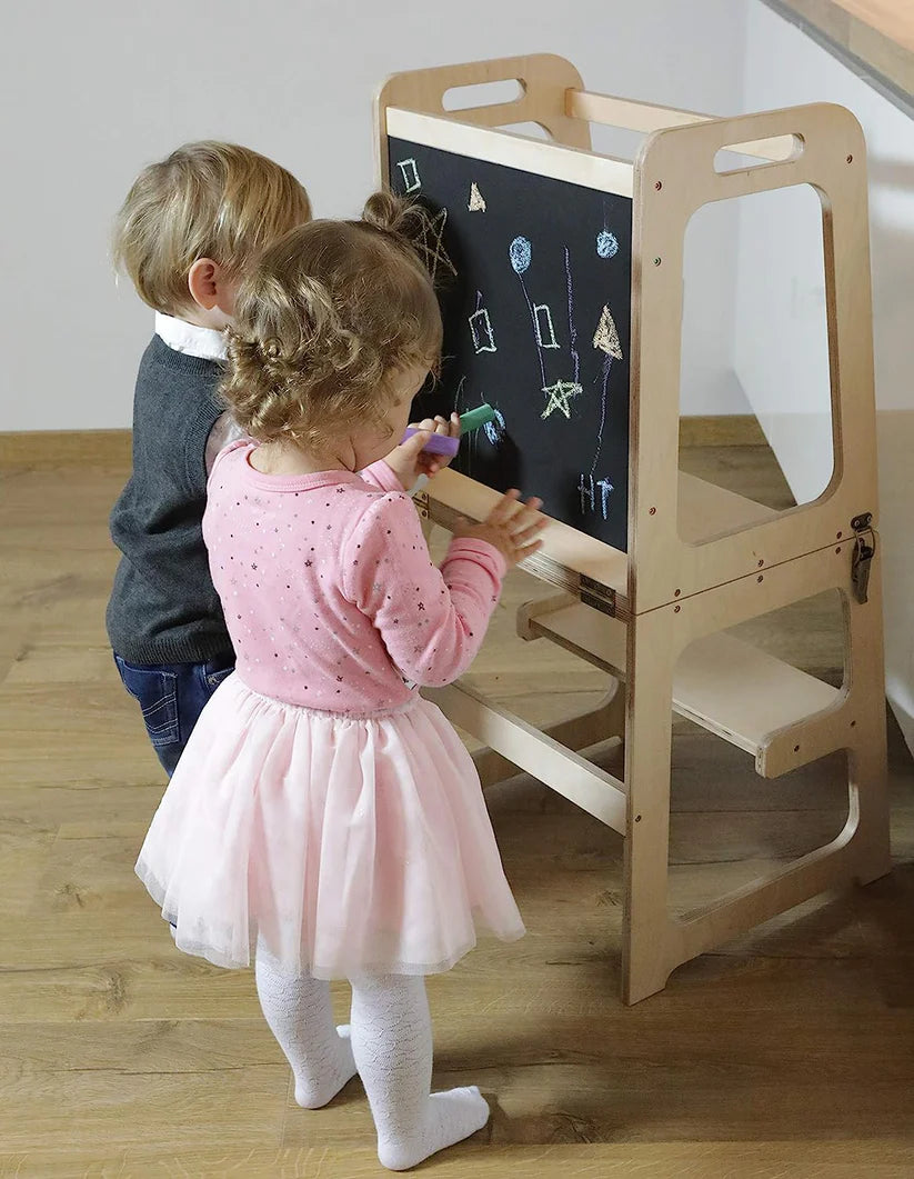 TORRE DE APRENDIZAJE 3 EN 1 PARA NIÑOS