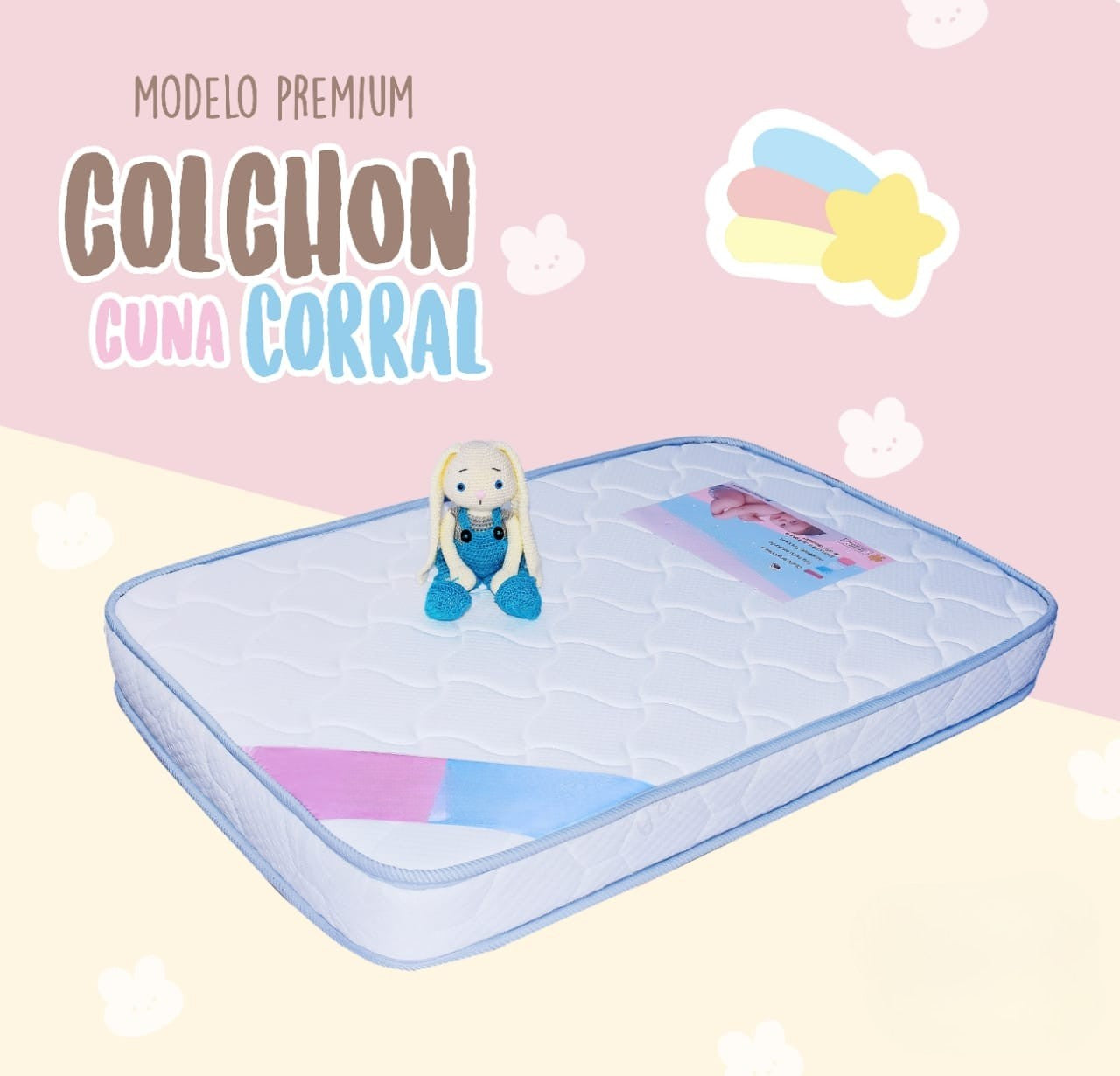 Colchon para cuna corral MARSELLA