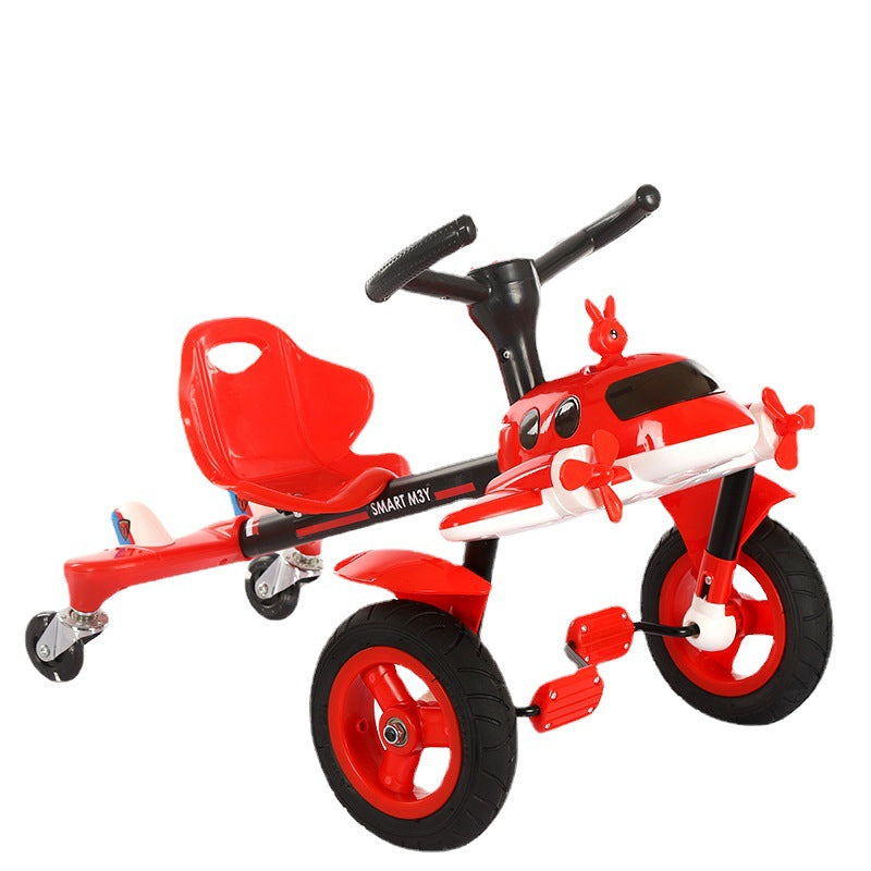 TRICICLO DE AVION A PEDAL PARA NIÑOS