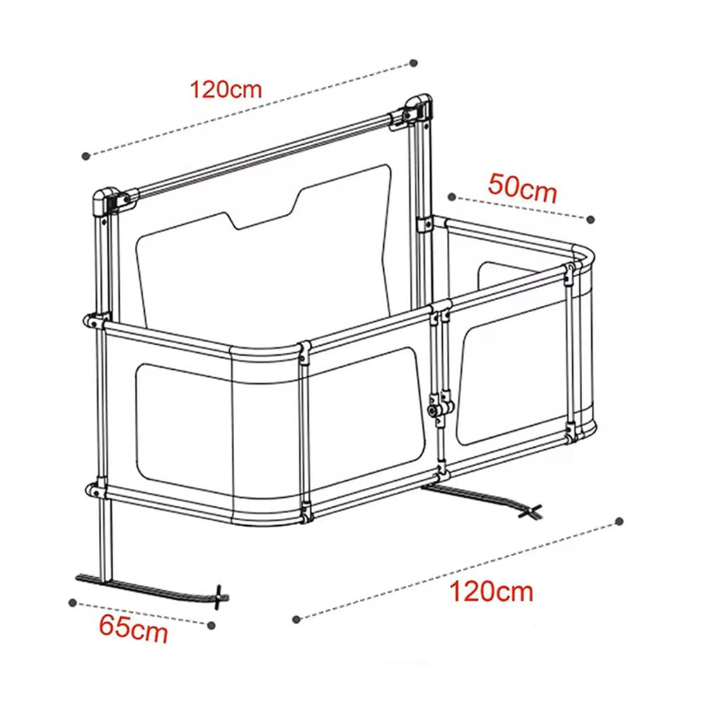 BARANDA CUNA COLECHO PLEGABLE PARA BEBES 3 EN 1