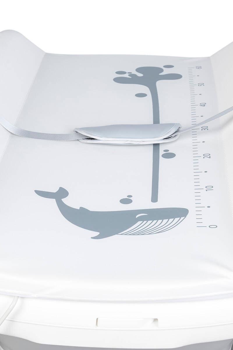 PACK BAÑERA CAMBIADOR VIENA + COJIN ASIENTO PARA BAÑO DE BEBÉ