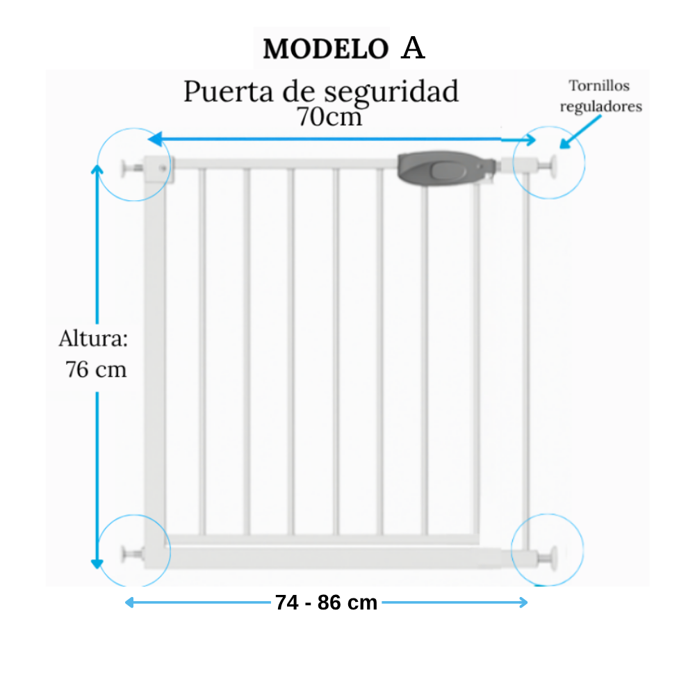 Reja de seguridad para bebe y/o mascotas