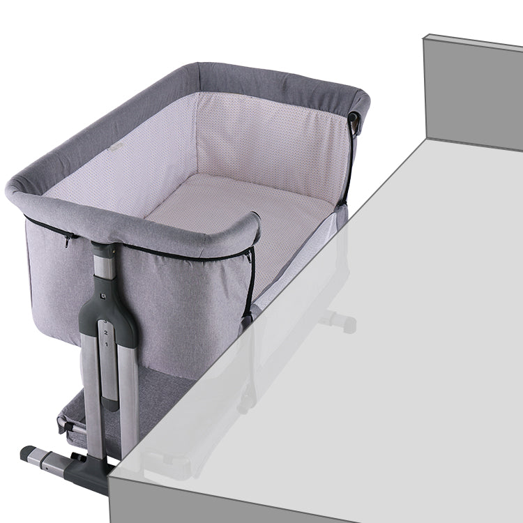 Cuna colecho PRISMA con 6 niveles de altura y mecedora