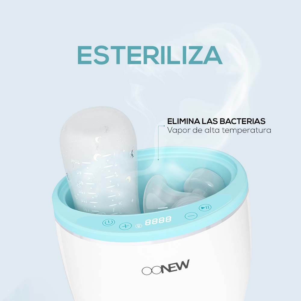 ESTERILIZADOR Y CALENTADOR DE BIBERONES 4 EN 1 PREMIUM