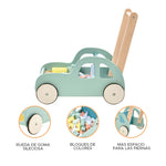 ANDADOR DE MADERA CON BLOQUES PARA BEBES DE CARRITO - Thumbnail 5