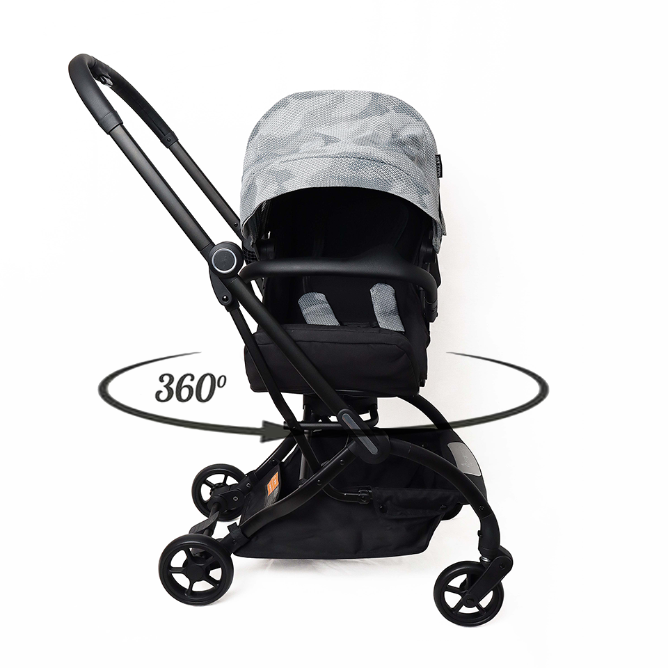 Coche London plegable rotación de 360º PREMIUM