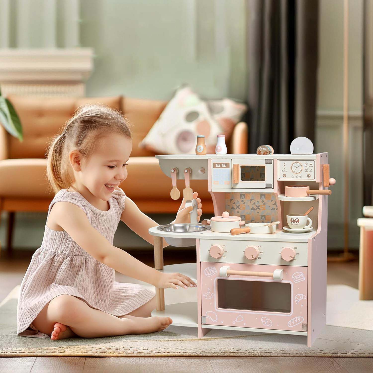 JUEGO DE COCINAS PARA NIÑAS CON UTENSILIOS