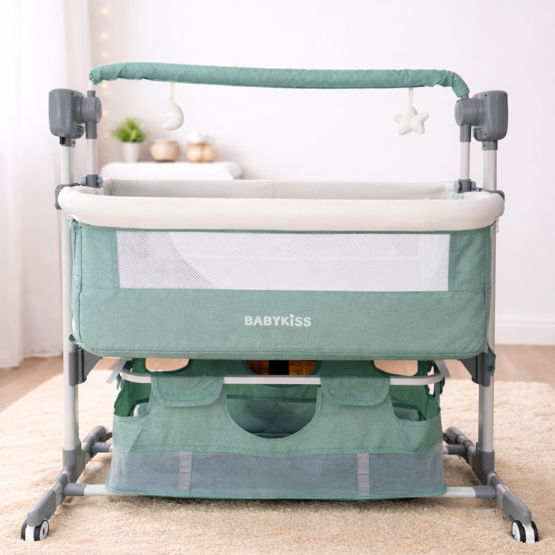 Cuna colecho Eléctrica LUXURY 3 en 1 Bluetooth JADE