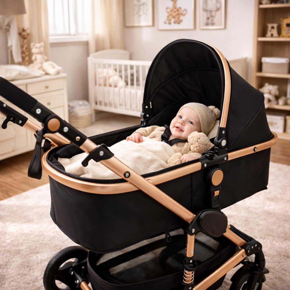 COCHE VERONA MOISES DE LUJO 3 en 1 con Sistema Travel