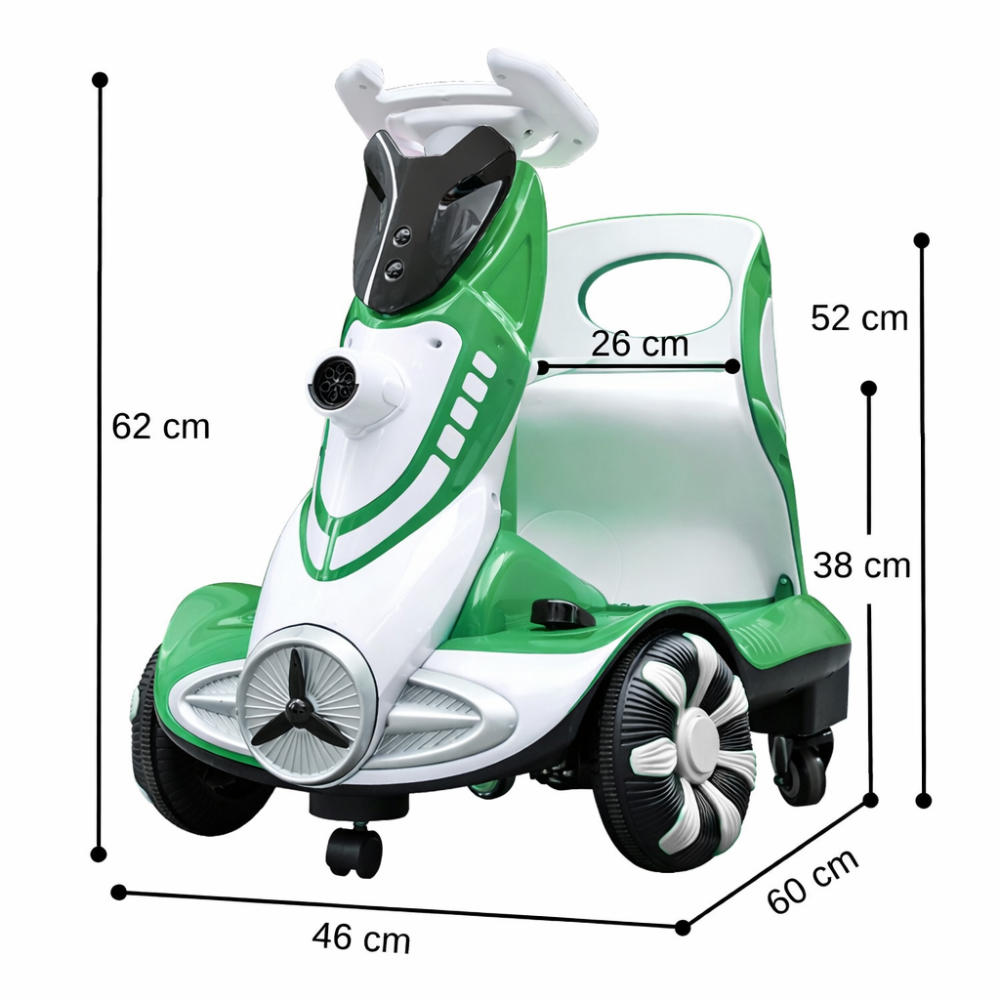 CARRO CHOCON ELECTRICO PARA NIÑOS CON BURBUJA