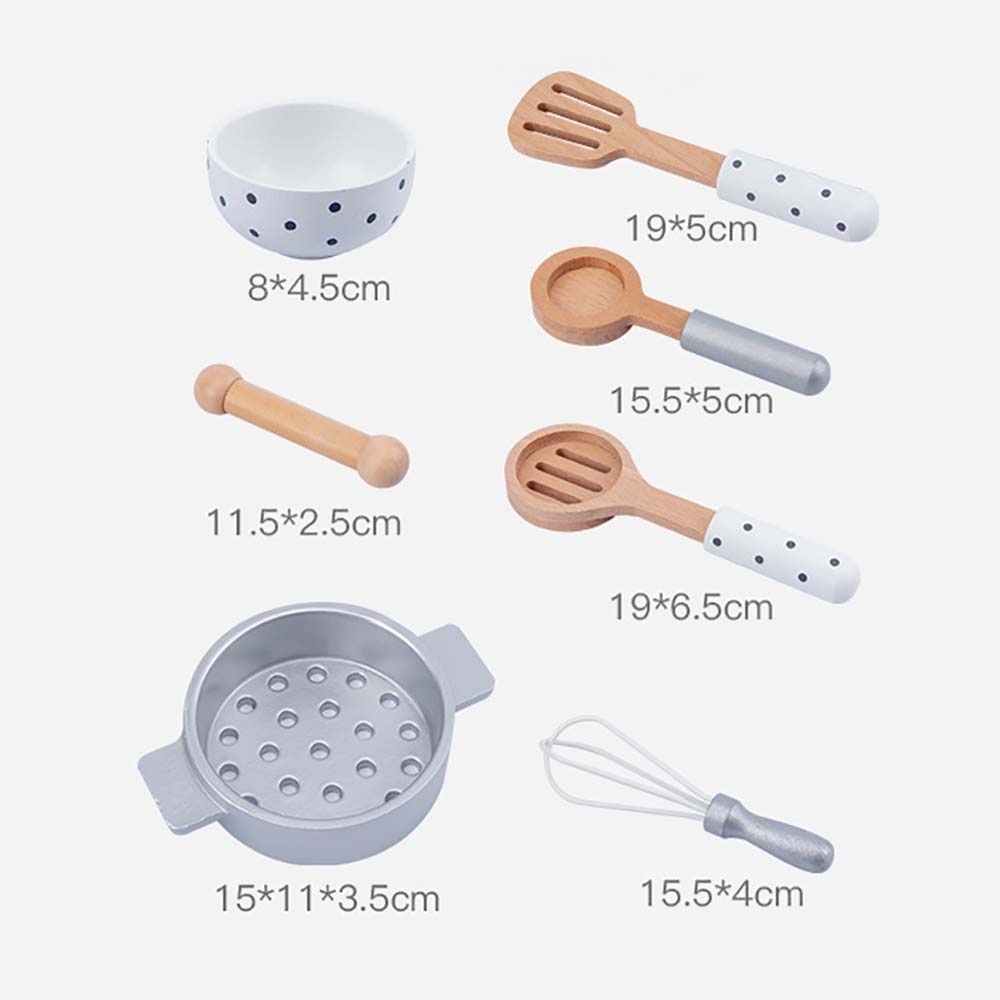 JUGUETE DE UTENSILIOS DE COCINA PARA NIÑAS MONTESSORI