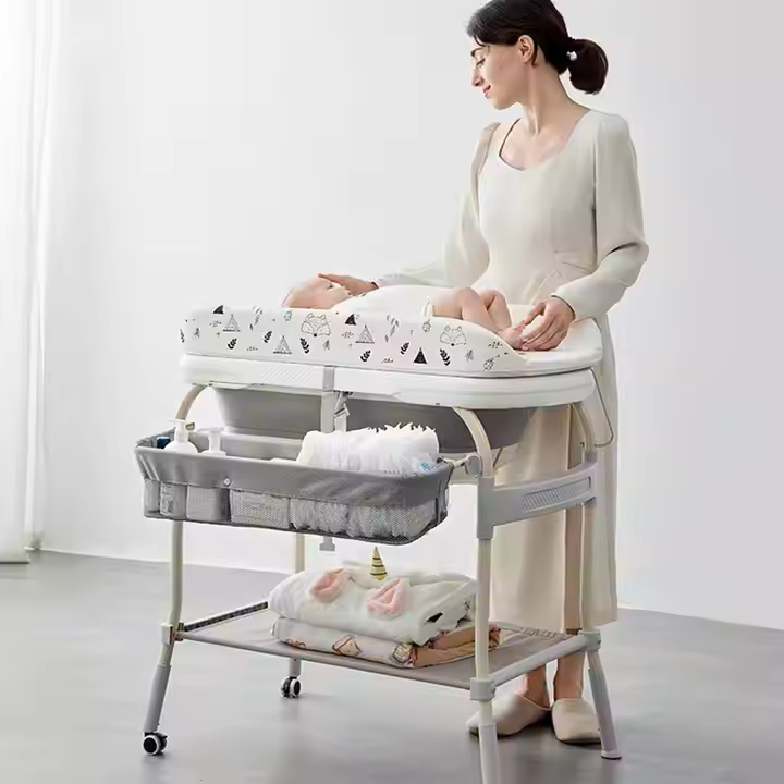PACK BAÑERA CAMBIADOR VIENA + COJIN ASIENTO PARA BAÑO DE BEBÉ
