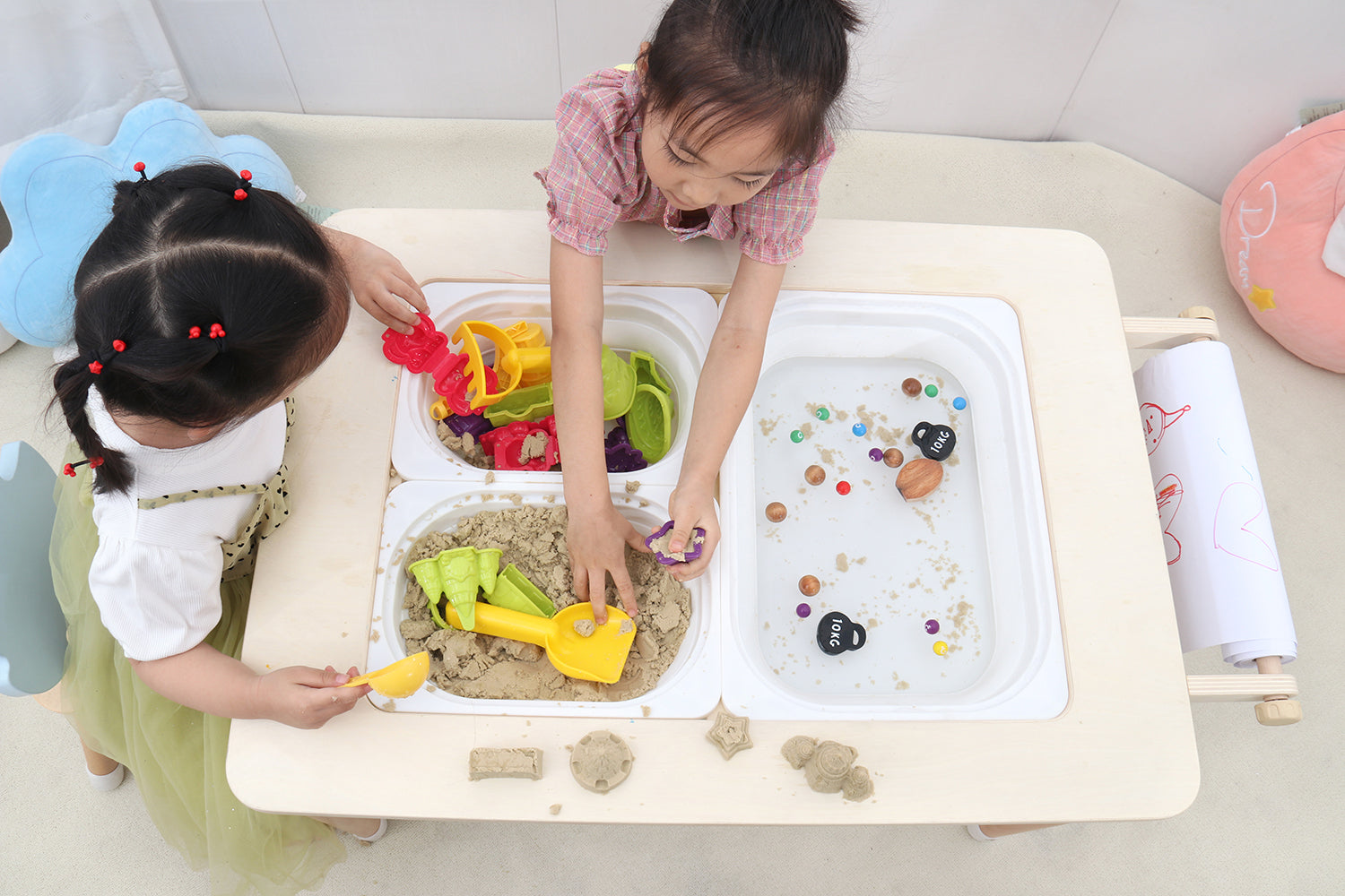 MESA SENSORIAL MONTESSORI PARA NIÑOS