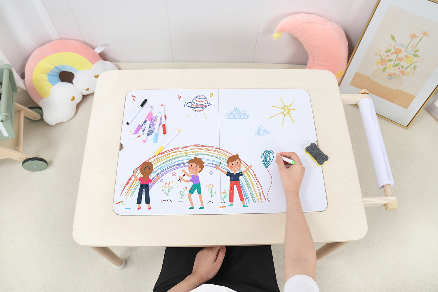 MESA SENSORIAL MONTESSORI PARA NIÑOS