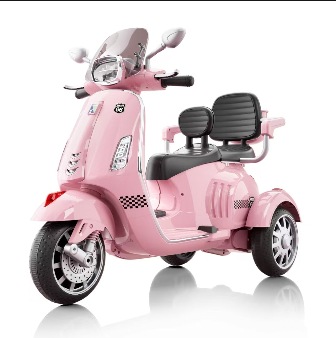 MOTO ELECTRICA BONIE CON BLUETOOTH PARA NIÑOS 02 ASIENTOS