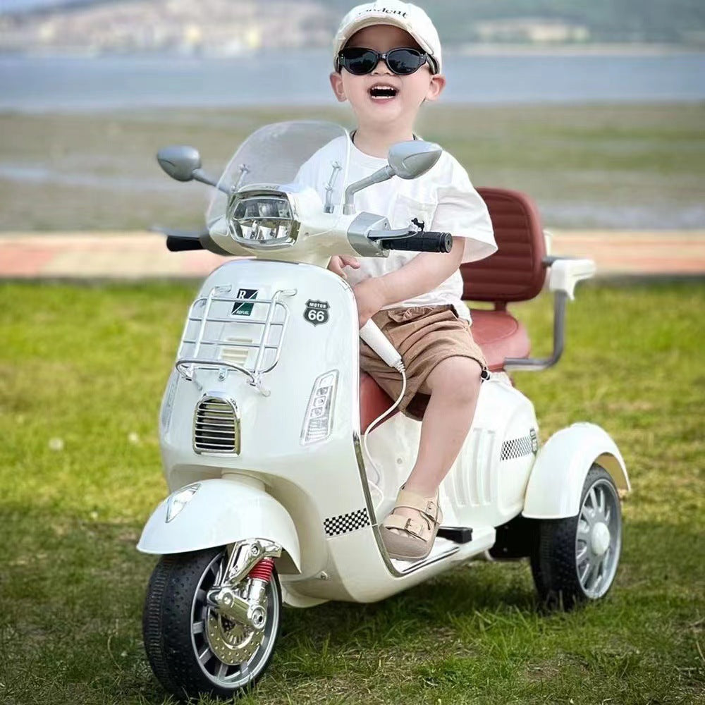 MOTO ELECTRICA BONIE CON BLUETOOTH PARA NIÑOS 02 ASIENTOS