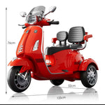 MOTO ELECTRICA BONIE CON BLUETOOTH PARA NIÑOS 02 ASIENTOS - Thumbnail 3