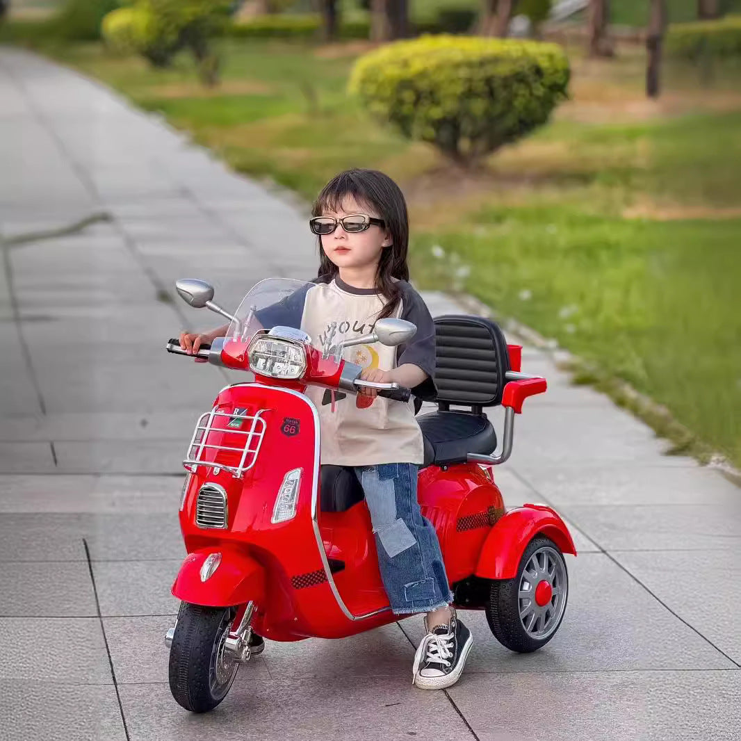 MOTO ELECTRICA BONIE CON BLUETOOTH PARA NIÑOS 02 ASIENTOS