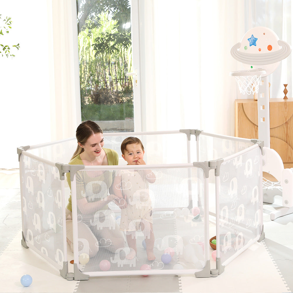 CORRAL PARA BEBE ALTA CALIDAD PLEGABLE LUXURY