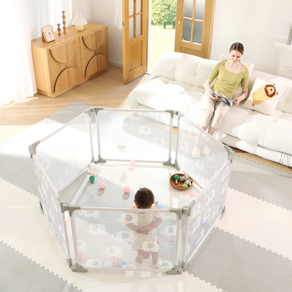 CORRAL PARA BEBE ALTA CALIDAD PLEGABLE LUXURY