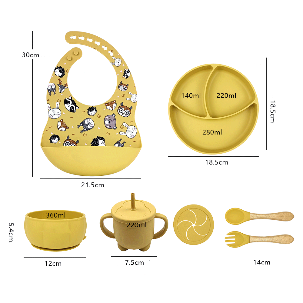 SET DE COMER ALIMENTACION COMPLEMENTARIA DISEÑO ZORRITOS