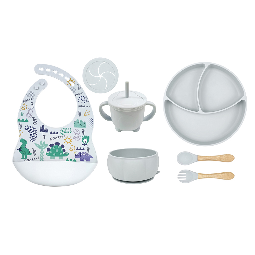 SET DE COMER ALIMENTACION COMPLEMENTARIA DISEÑO DINOSAURIO