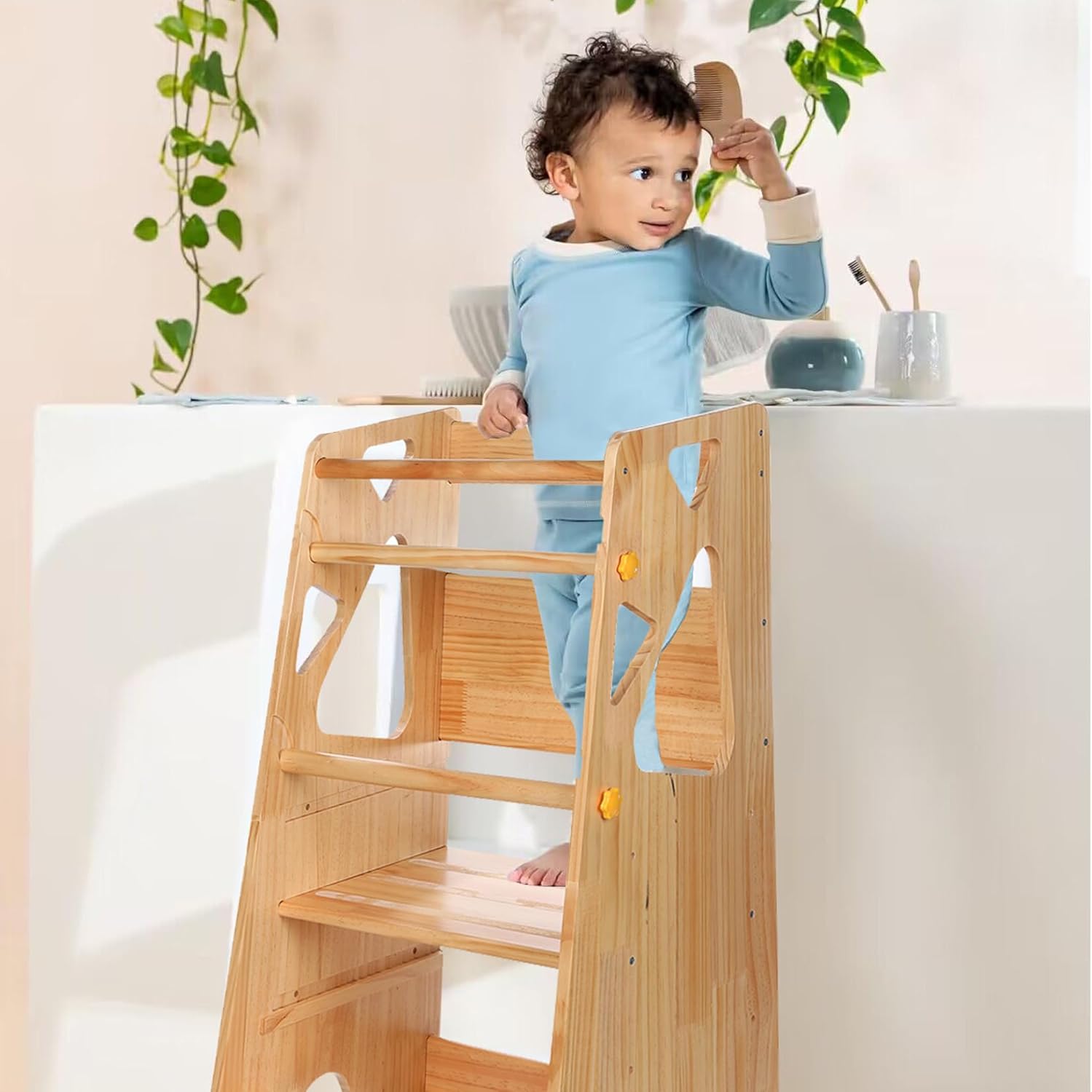 TORRE DE APRENDIZAJE PARA NIÑOS PEQUEÑOS WOODEN