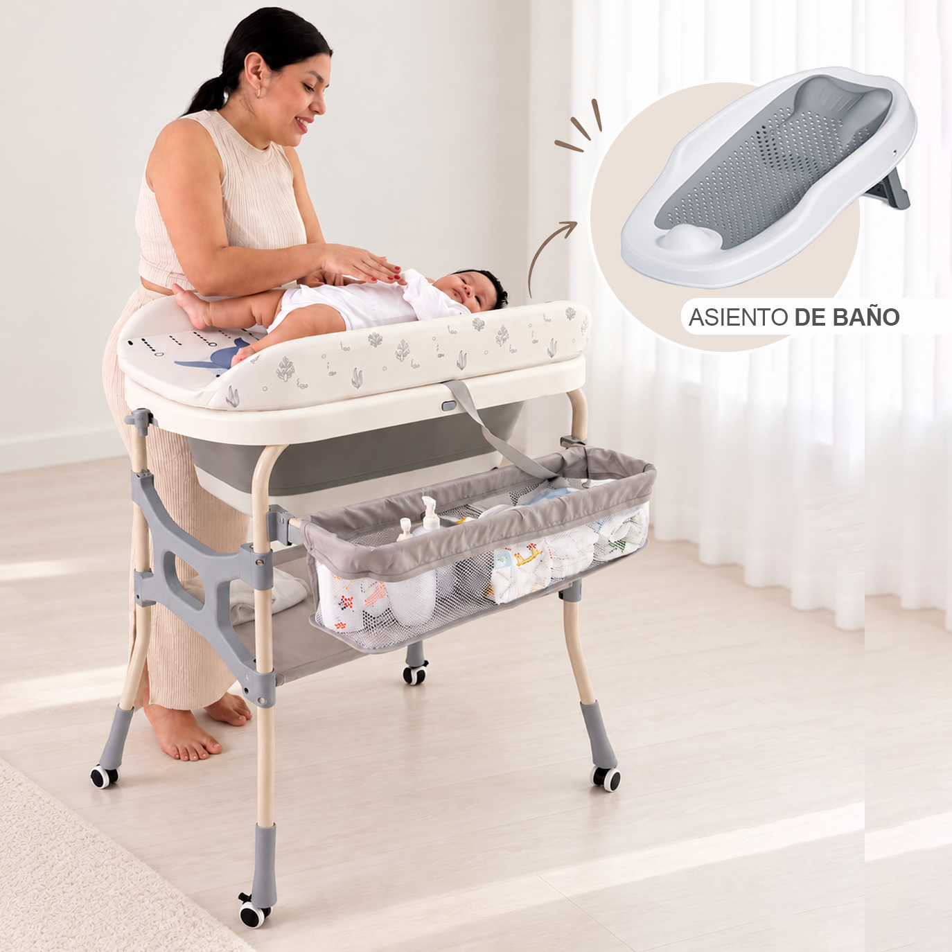 BAÑERA CAMBIADOR VIENA PARA BAÑO DE BEBÉ - Gallery 7