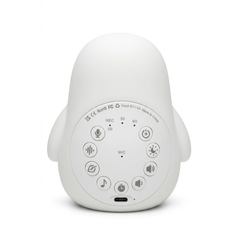 MAQUINA PORTATIL DE RUIDO BLANCO PINGÜINO