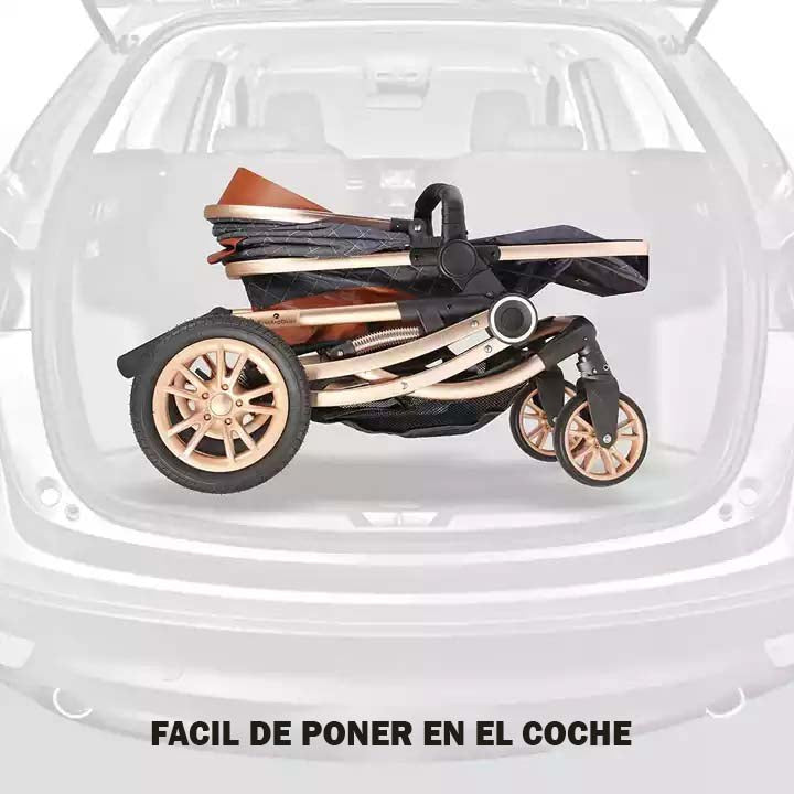 Coche Moises CAPRI 3 en 1 estilo Elegante y plegable