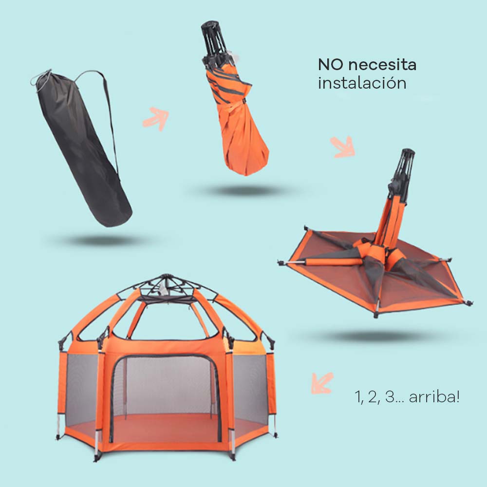 CARPA CORRAL PARA INTERIORES Y EXTERIORES BEBES Y NIÑOS