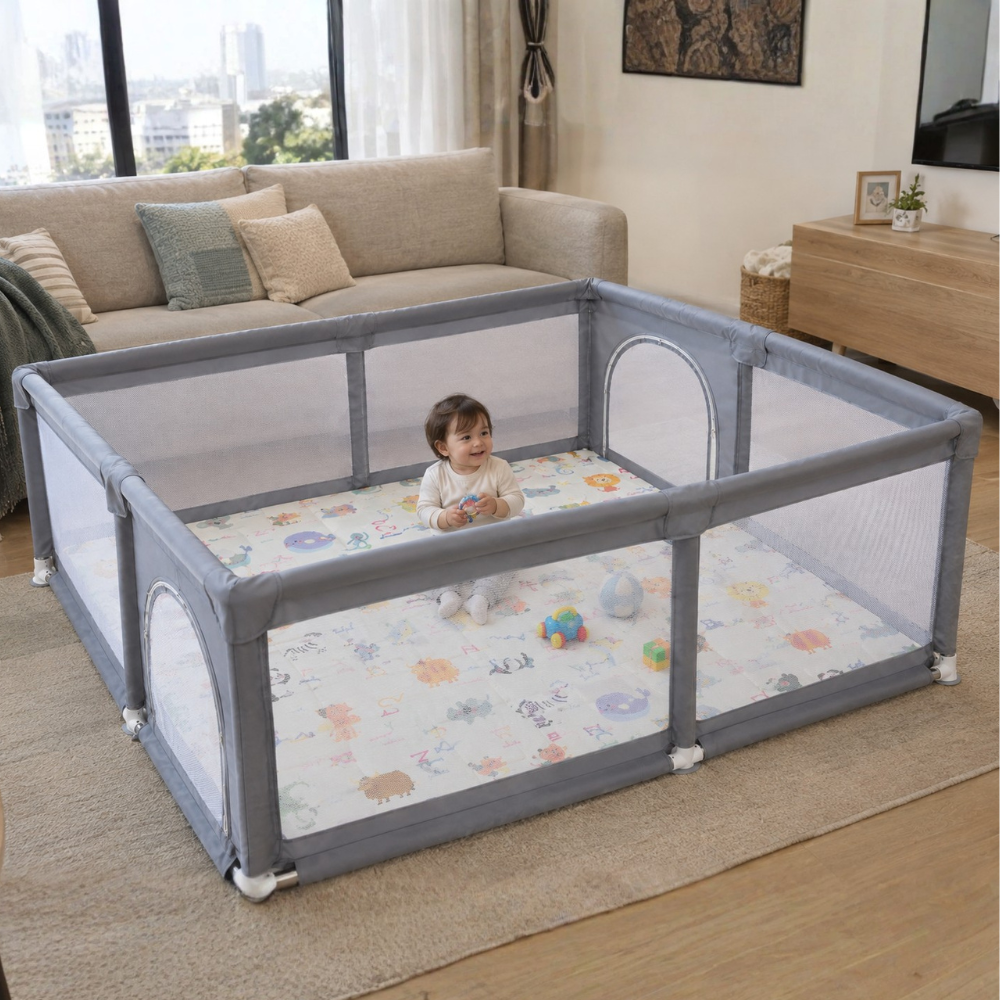 CORRAL PARA BEBE BILBAO + ALFOMBRA PLEGABLE - Gallery 6