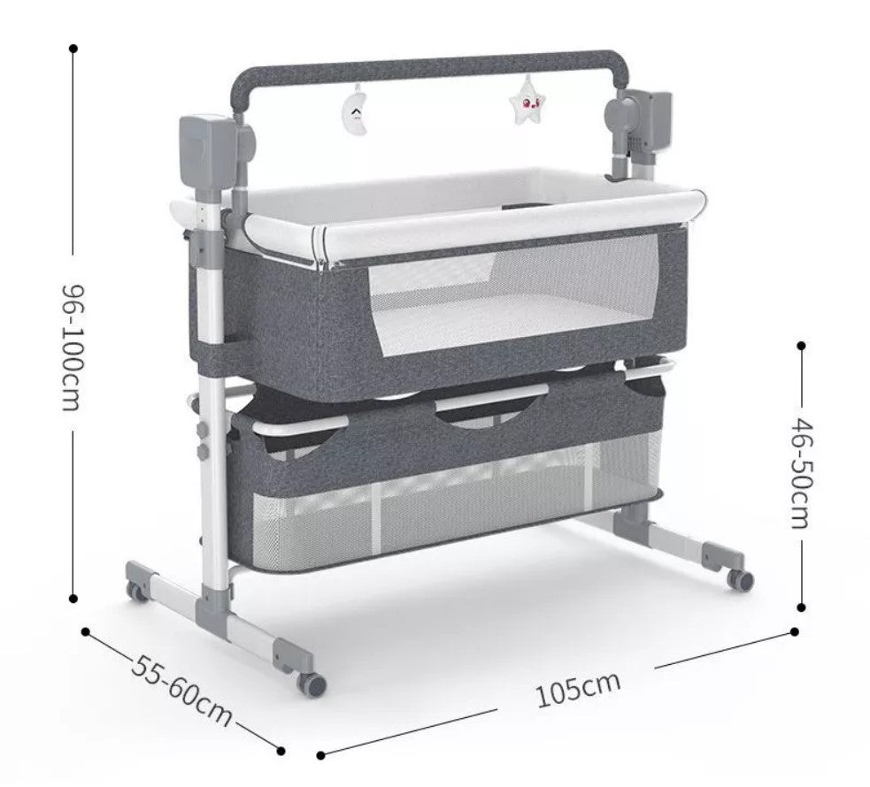 Cuna colecho Eléctrica LUXURY 3 en 1 Bluetooth