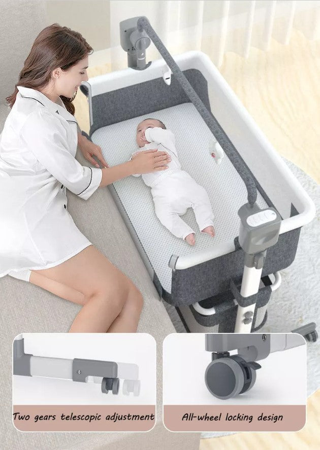 Cuna colecho Eléctrica LUXURY 3 en 1 Bluetooth