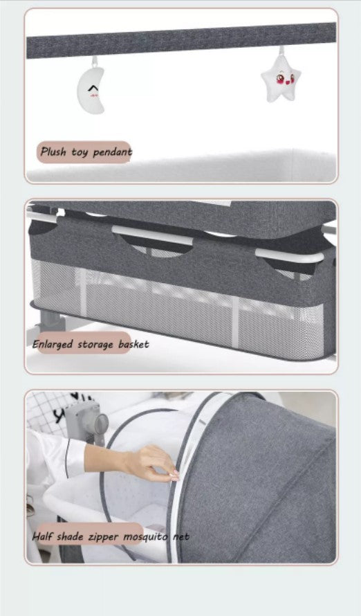 Cuna colecho Eléctrica LUXURY 3 en 1 Bluetooth