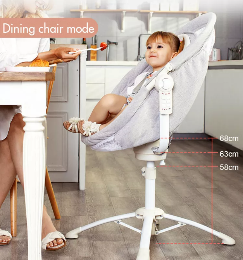 Mecedora Cuna Eléctrica Moises 3 EN 1 Multifunción musical