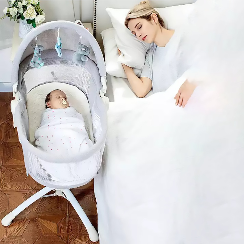 Mecedora Cuna Eléctrica Moises 3 EN 1 Multifunción musical